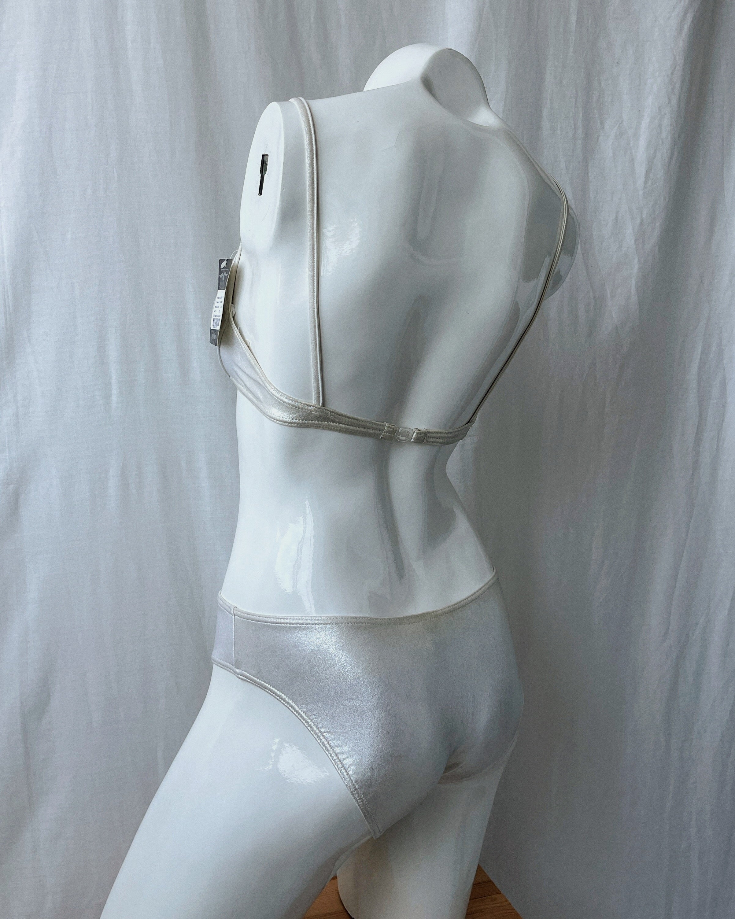 Deadstock silver bikini (XS)