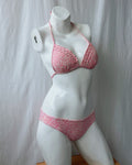 Deadstock pink leopard bikini (XS-M)