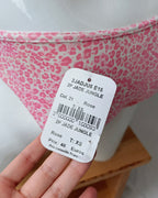 Deadstock pink leopard bikini (XS-M)