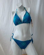 Plaid blue bikini (XS-XL)