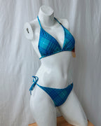 Plaid blue bikini (XS-XL)
