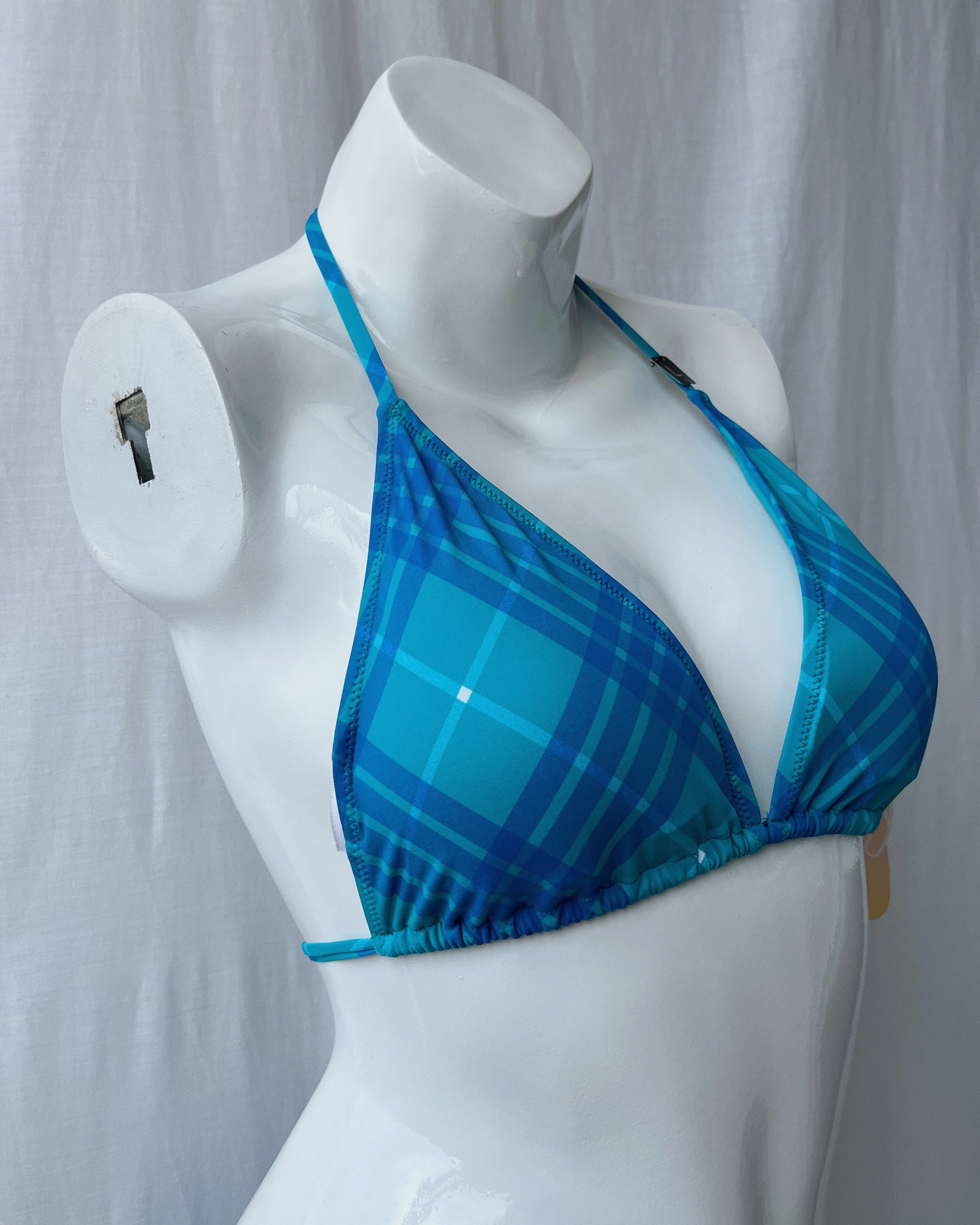 Plaid blue bikini (XS-XL)