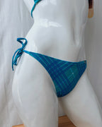 Plaid blue bikini (XS-XL)