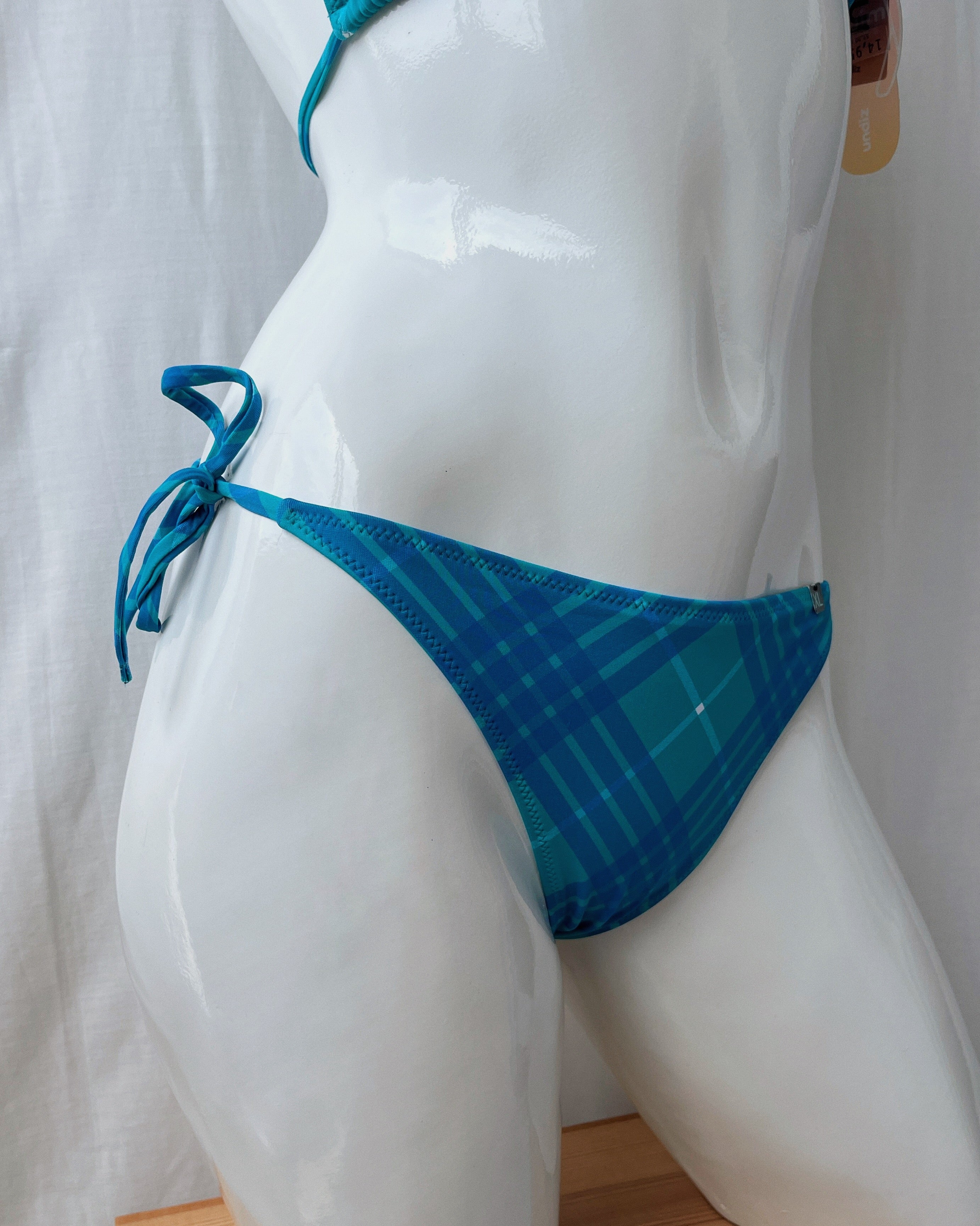 Plaid blue bikini (XS-XL)