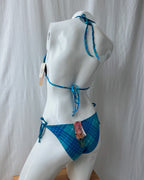 Plaid blue bikini (XS-XL)