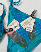 Plaid blue bikini (XS-XL)