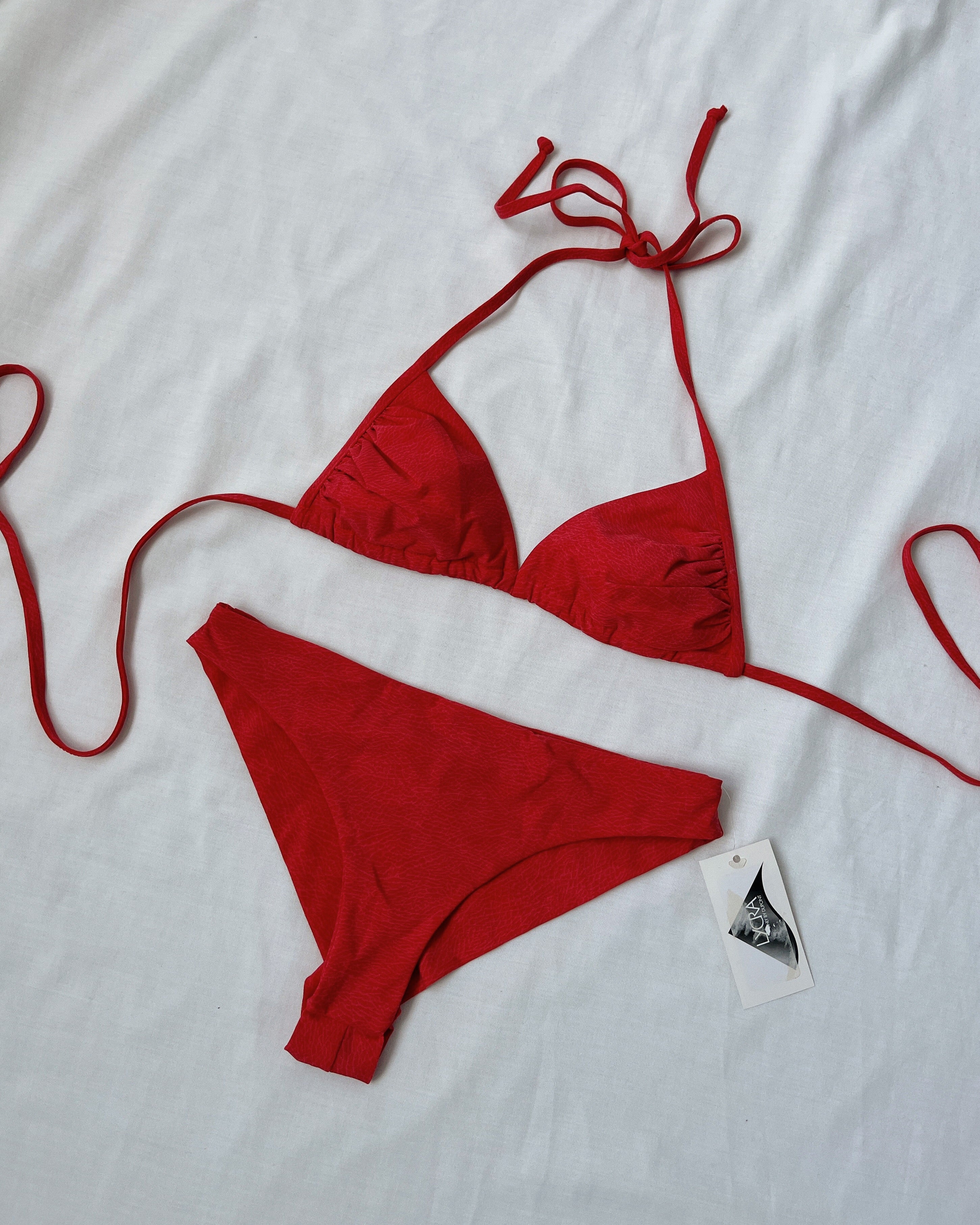 Deadstock red bikini (2XS/XS)