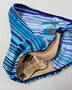 Deadstock blue striped bikini (XS/S)