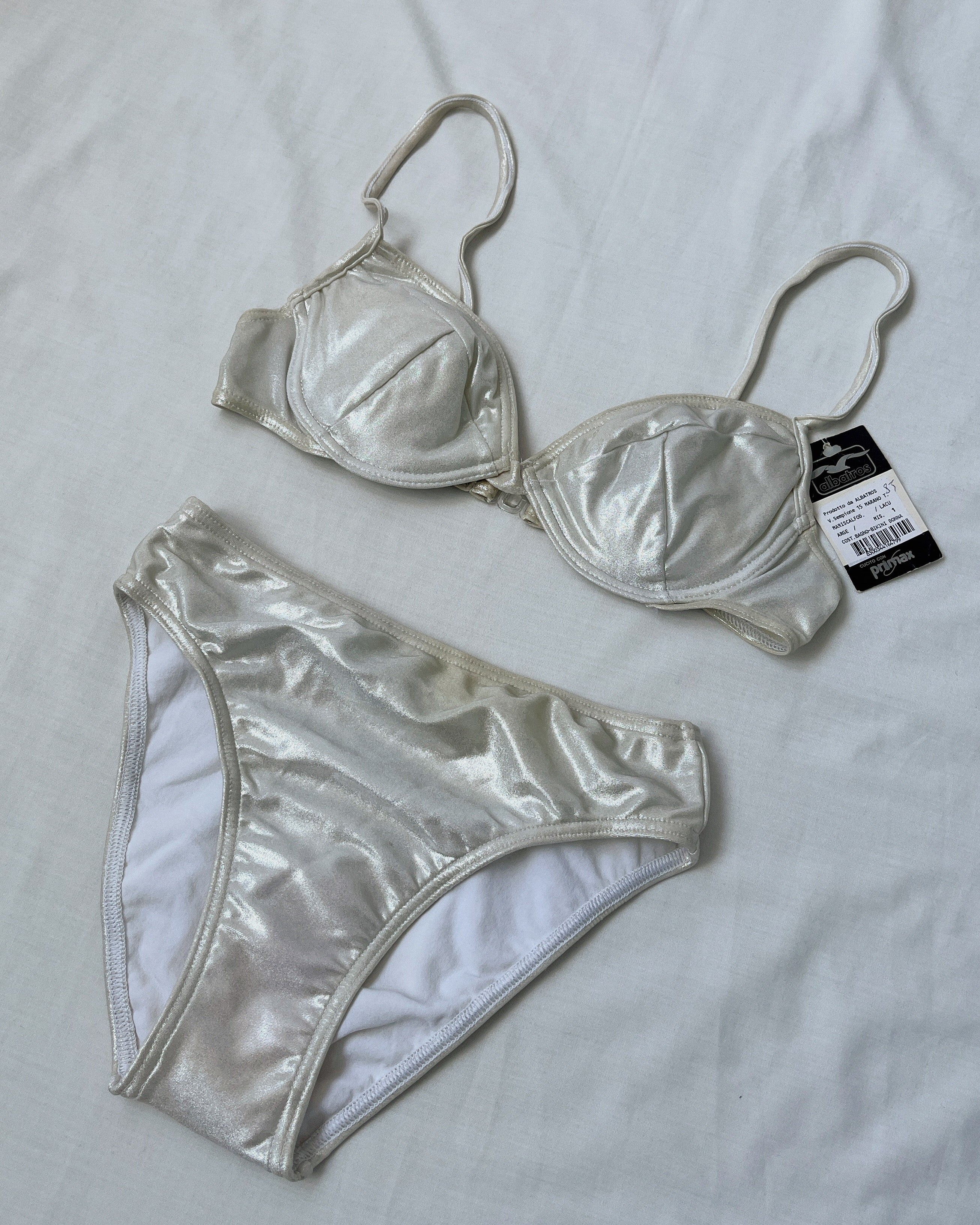 Deadstock silver bikini (XS)