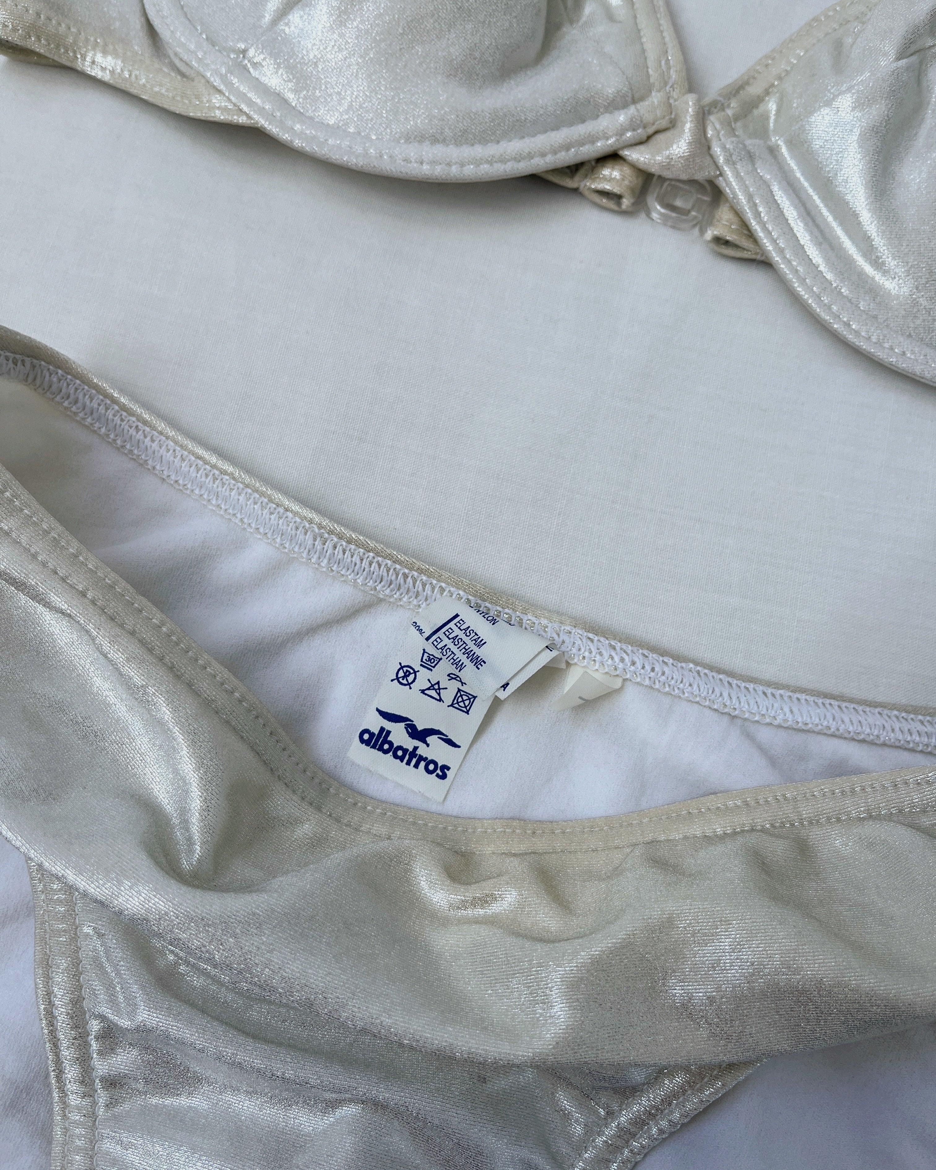 Deadstock silver bikini (XS)