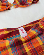 Vintage plaid bikini (2XS/XS)