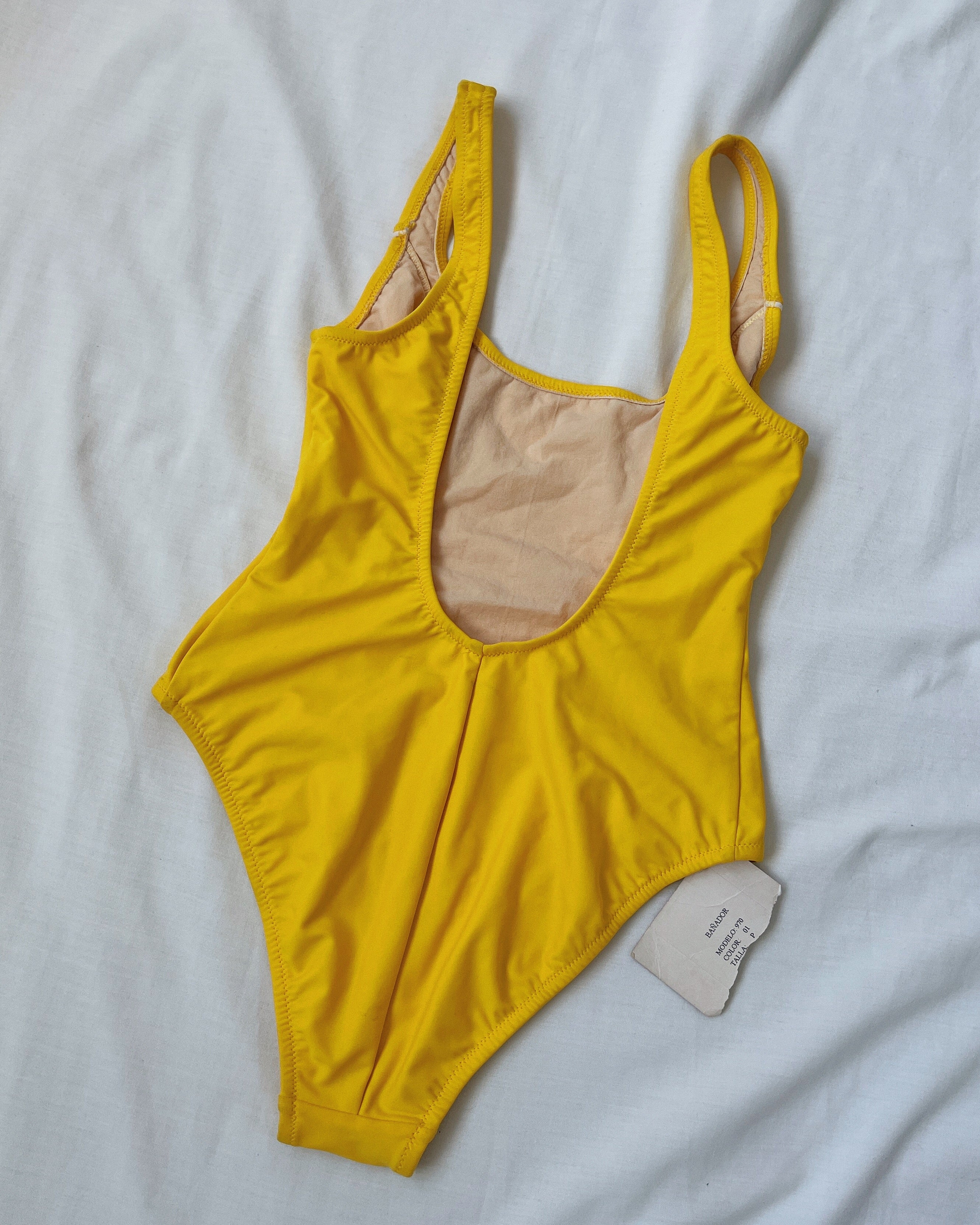 Deadstock yellow swimsuit (2XS/XS)