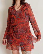 Vintage mesh tunic (L)
