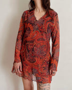 Vintage mesh tunic (L)