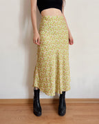 Satin finish maxi skirt (XS)