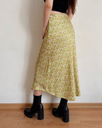 Satin finish maxi skirt (XS)