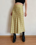 Satin finish maxi skirt (XS)