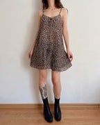 Cotton/Silk floral dress (M)