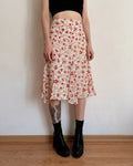 Vintage midi floral skirt (3XL/4XL)