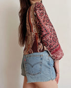 100% silk top (XS/S)