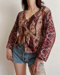100% silk top (XS/S)