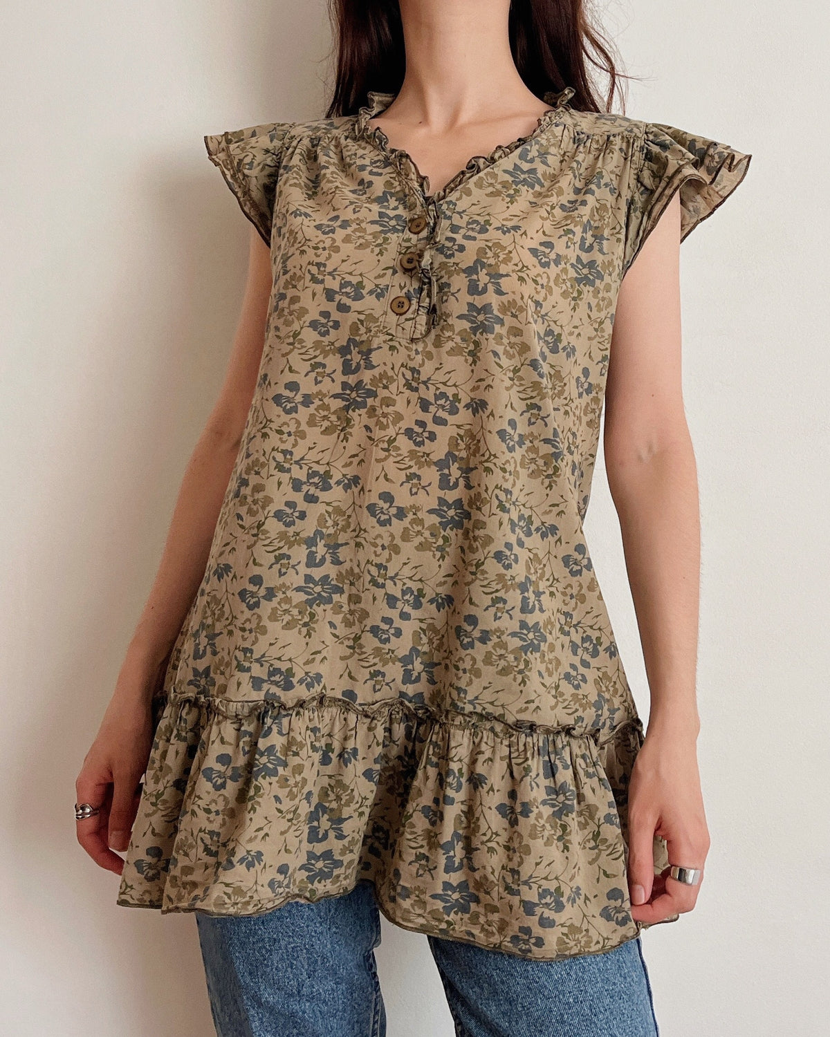 Vintage tunic top (M)