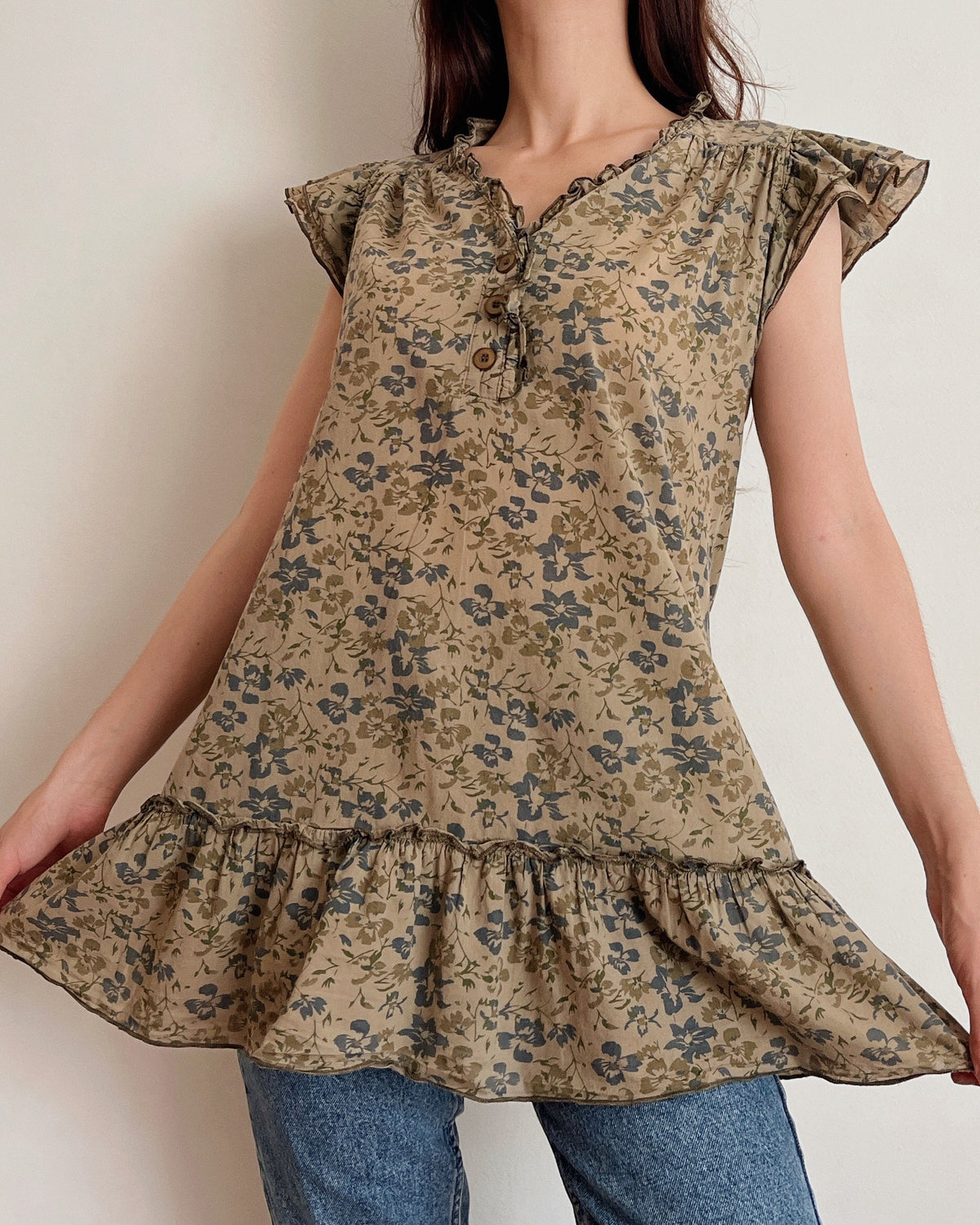 Vintage tunic top (M)