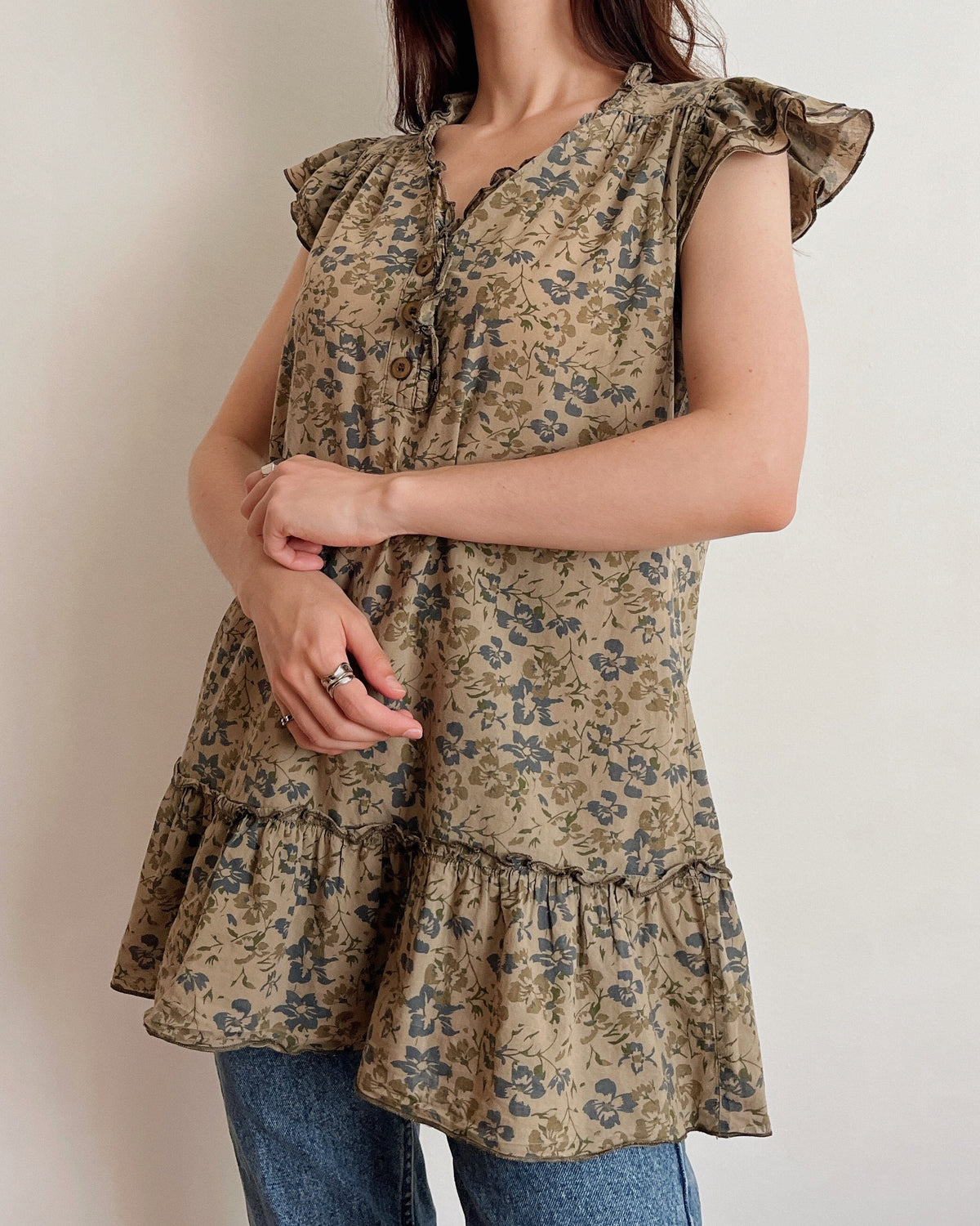 Vintage tunic top (M)