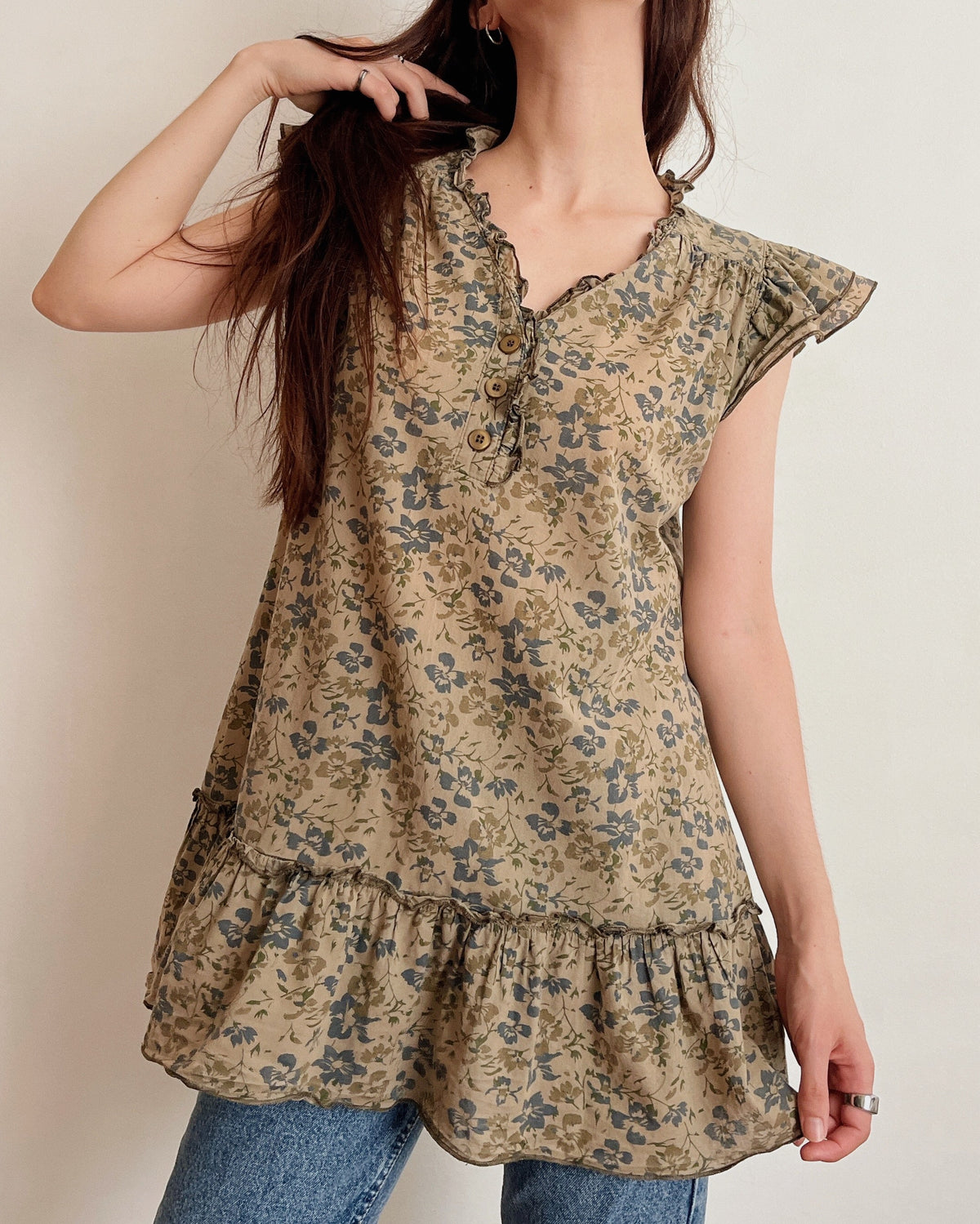 Vintage tunic top (M)