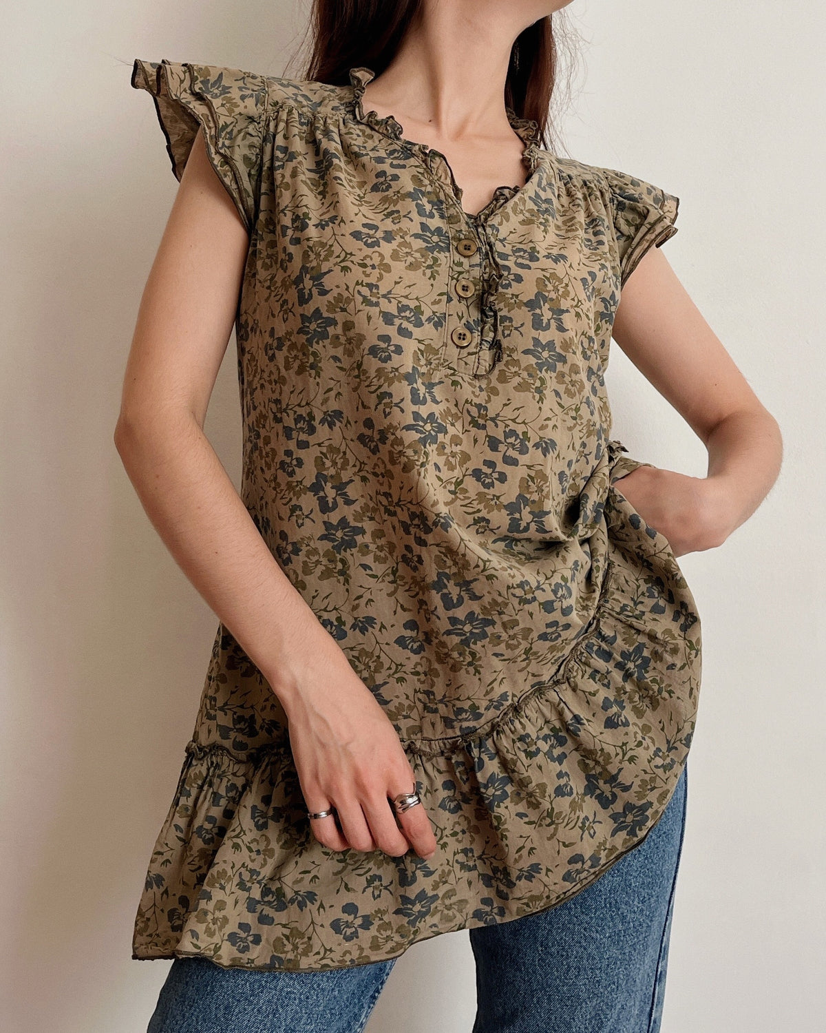 Vintage tunic top (M)