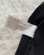 Basque waist black dress (2XS/XS)