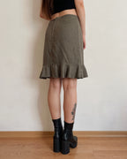 100% linen vintage skirt (XS)