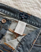 Vintage denim midi skirt (XS)