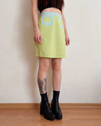 Vintage pastel skirt (S)