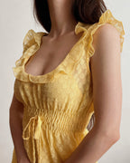 Butter yellow dress (S)
