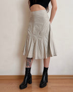 100% cotton midi skirt (XS/S)