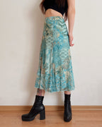 Vintage paisley midi skirt (S/M)