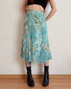Vintage paisley midi skirt (S/M)