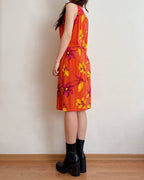 Vintage midi dress (S/M)