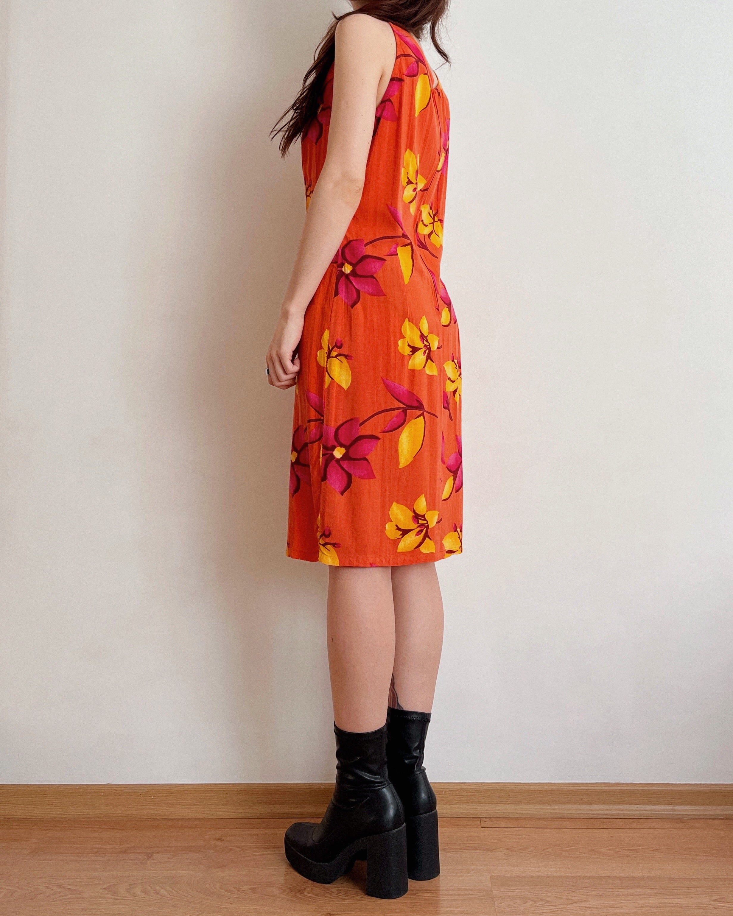 Vintage midi dress (S/M)