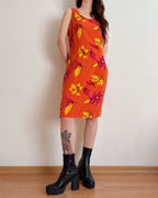 Vintage midi dress (S/M)