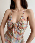 Plaid top (L)