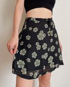 Floral mini skirt (XS)