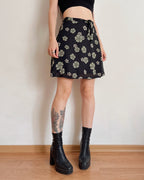 Floral mini skirt (XS)