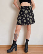 Floral mini skirt (XS)