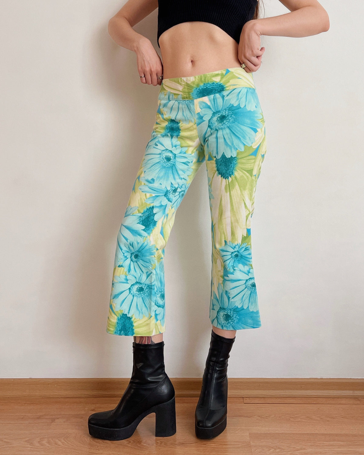 Floral print culottes (XS)