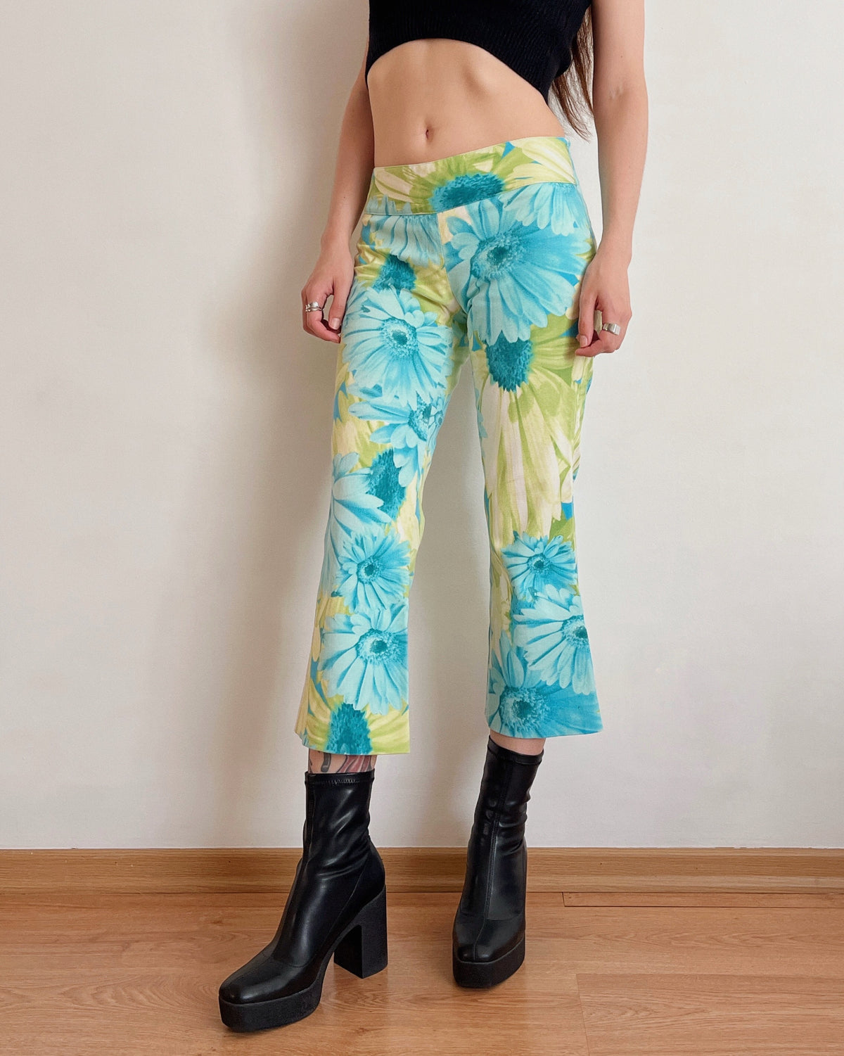 Floral print culottes (XS)