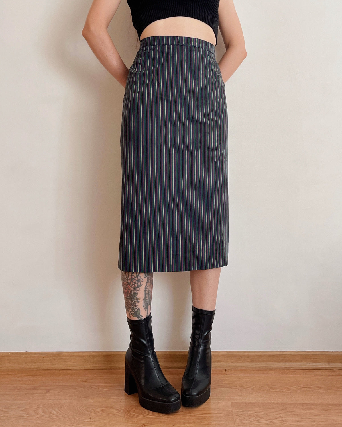 Vintage midi skirt (5XL/6XL)