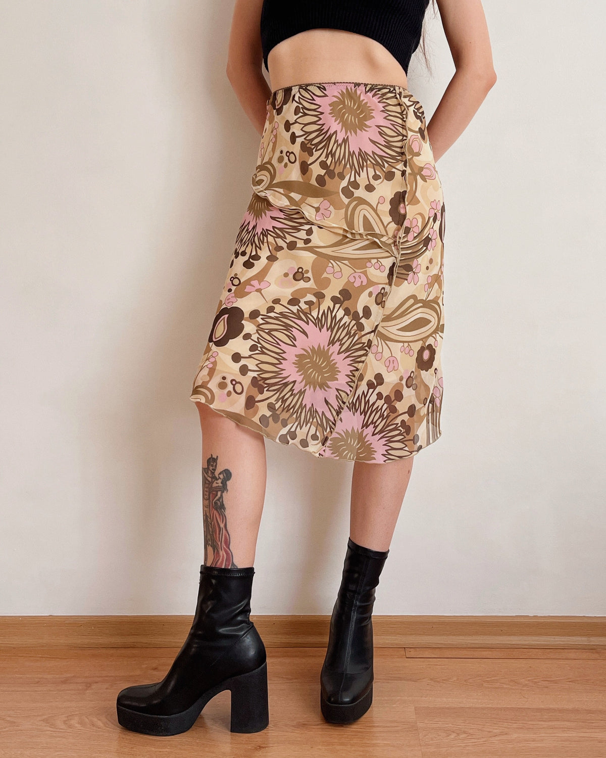 Benetton midi skirt (2XS-S)