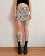Retro inspired mini skirt (XS)